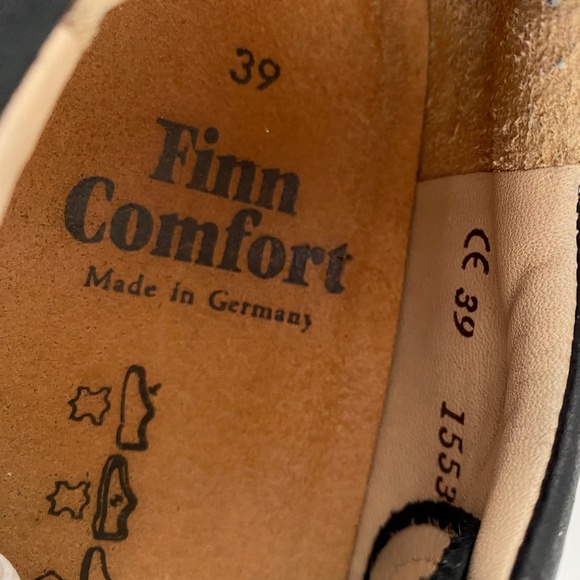 Finn Comfort Sneakers. Black, White Tennis, Walking Shoes. Germany S. 39, (7, 8) - Picture 6 of 9